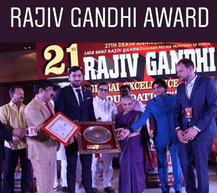 21st Rajiv Gandhi Award